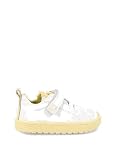 Blanditos by Crio's ® Boot Plus Lisboa - Azores Deportivo Peque Cordón Elástico y Tira Adeherente | Color: Blanco - Limón | Talla: 22 EU