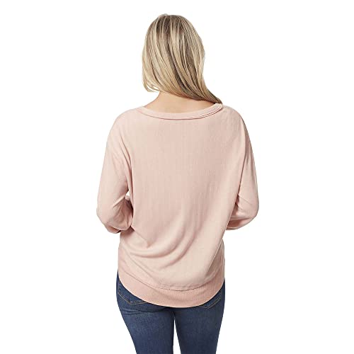 Jessica Simpson Women's Poppy Rib Trim Pullover2