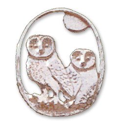 Baxters Jewellers Sterling Silver Squirrel Oval Frame Pendant