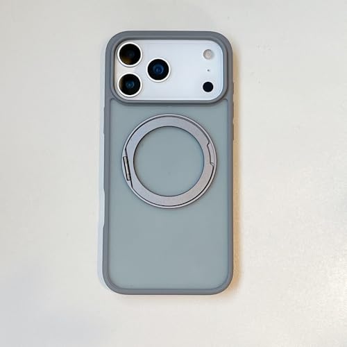 Coque silicone iPhone 17 Pro Max transparente avec bague stand