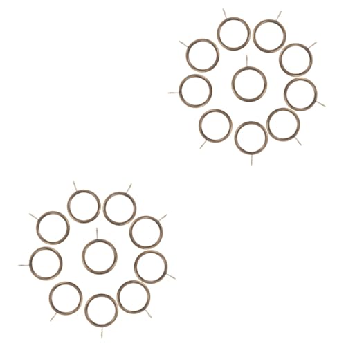Ciieeo 2sets 20pcs Curtain Eyelet Rings Drapery Rings for Shower and Window Curtains Easy Installation Elegant Design Versatile Use 20pcs*2