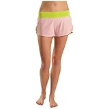 tasc performance women's magnolia performance running training shorts, petal pink, large