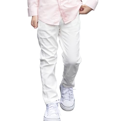 NABER Kids Boys' Casual Fashion Elastic Waist Dressy Suit Pants Age 4-14 Years