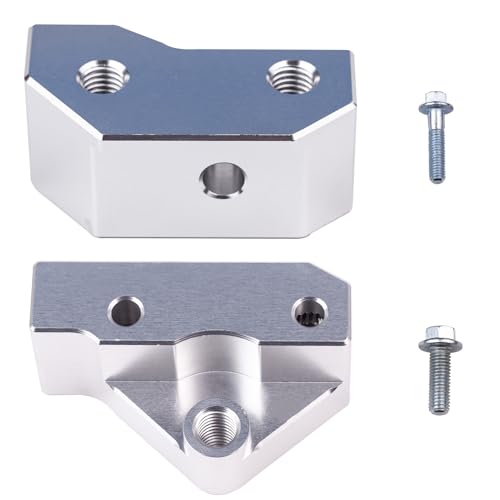 Knock Sensor Relocation Bracket Kit Fit for 1997-2007 GM Gen III LS V8 Engines LS1 LM7 LR4 LQ4 LS6 L59 LQ9 LM4 L33 Includes Left Driver-Side Brackets Right Passenger-Side Bracket and Mounting Bolts