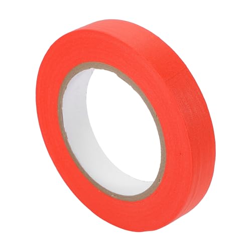 1 Pc 0.8 Inches x 54.7 Yards Universal Painters Tape - DIY Car Auto Paint for Masking Tape No Residue - Crepe Paper Red