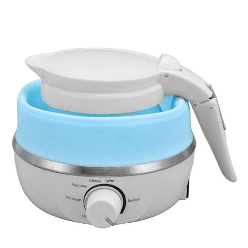 Luqeeg Tetera Eléctrica Plegable de Viaje 600ml miniatura 2