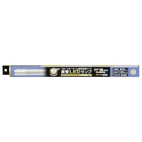 オーム電機 LED蛍光灯 直管LEDランプ 15形相当 G13 昼光色 グロースターター器具専用 片側給電仕様 LDF15SS・D/8/11 7 06-4909 OHM