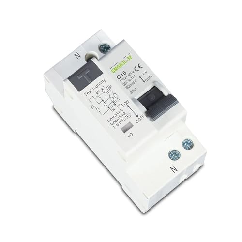 Rcbo Mcb DPNL 1P+N que previene cortocircuitos y sobrecargas con corte automático de 25A para hogar 4