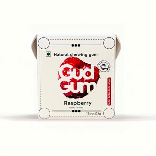 Image of Gud Gum- Natural, Plastic Free Chewing Gum -21g x 4 - Mini Pack of 4- No added artificial colours, flavours & sweeteners