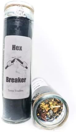 Hex Breaker Hoodoo Wiccan Spell Vigil Candle for Hex Breaking Witchcraft