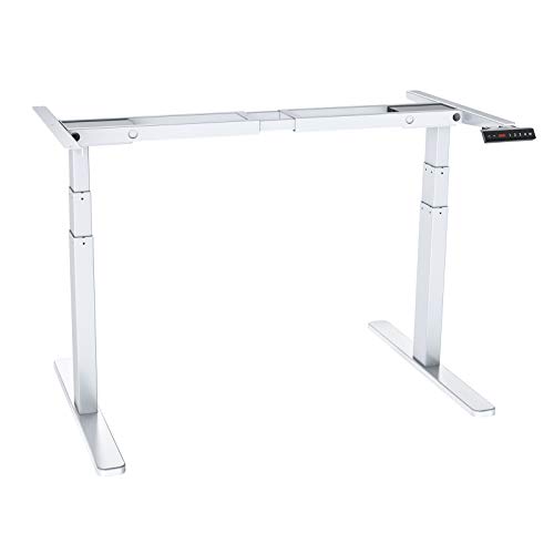 Preisvergleich Produktbild HFTEK - Höhenverstellbarer Schreibtisch Elektrisch höhenverstellbares Tischgestell - weiß (FA102EW)