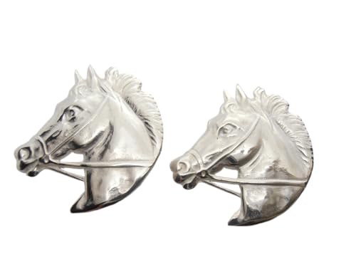 Boucles d'oreilles cheval clous argent 925 passion équitation