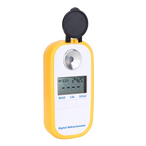 0-50% LCD Digital Brix Refractometer Portable Handheld Digital Sugar Meter Refractometer
