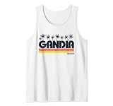 Gandia Valencia España - Turismo Retro Camiseta sin Mangas