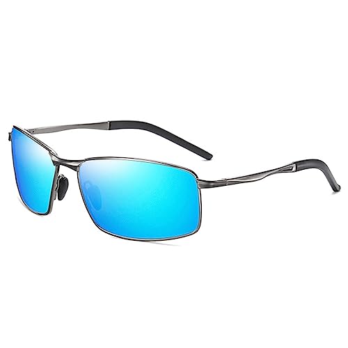 CGZWFERA-Photochromic Polarized Sunglasses For Men UV400 Rectangle Sun Glasses