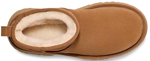 UGG Women's Classic Ultra Mini New Heights Boot, Chestnut, 10 - image 6