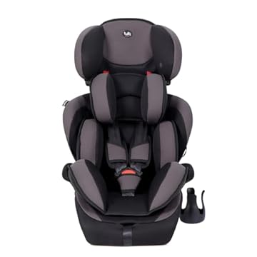 Cadeirinha Infantil Para Bebe Athenas Carro 09 a 36 Kg Preto com Cinza Tutti Baby