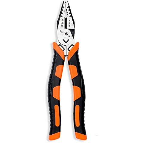 VANJOIN Linesman Pliers, 7 inch/8 inch/9 inch High Leverage Linesman Pliers Heavy Duty Side Cutting Pliers with Anti-slip Handle for Wire Cutting Crimping, Professional Hand Tool for Home Industrial Cover