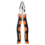 VANJOIN Linesman Pliers, 7 inch/8 inch/9 inch High Leverage Linesman Pliers Heavy Duty Side Cutting