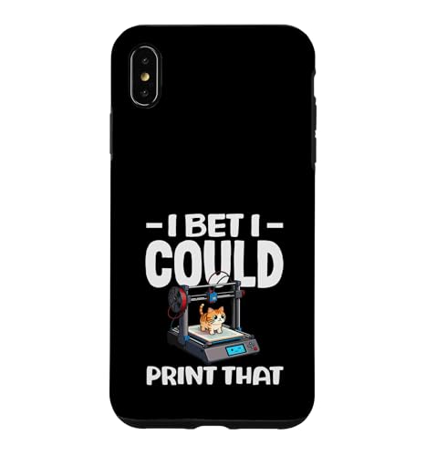 I Bet I Could Print That Funny 3D�v�����g �L�D�� �X�}�z�P�[�X iPhone XS Max �p