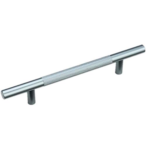 LMZJLU Manijas en Forma de T en Aleación de Aluminio Tirador de Cajones Puertas de Gabinete Tire Sólido Tirador para Muebles para Baño o Cocina Pomos de Armario (Entre Ejes 320mm,Gris)