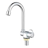 Photo Gallery fauhapyway rubinetto pieghevole in ottone rv con girevole a 360° e filettatura g1/2 rubinetto singolo per acqua fredda per camper yacht lavello da cucina finitura cromata (a) Photo Gallery fauhapyway rubinetto pieghevole in ottone rv con girevole a 360° e filettatura g1/2 rubinetto singolo per acqua fredda per camper yacht lavello da cucina finitura cromata (a)