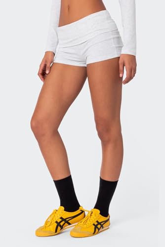 Women Fold Over Lounge Shorts Low Waist Fitted Pajama Shorts Cute Sleep Pj Short Bottoms Roll Over Yoga Shorts3