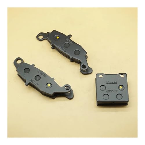 Plaquettes de frein SV650 avec une endurance thermique maximale pour moto ABS
