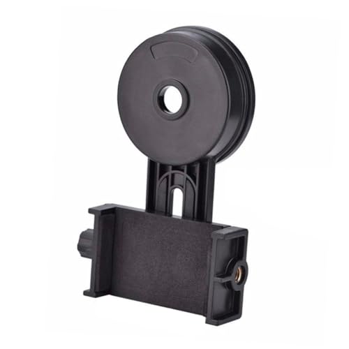 Angoily 1個 望遠鏡マウント 携帯電話撮影アダプター アダプターユニバーサル クイック撮影アダプター 携帯スタンド 小型双眼鏡 望遠鏡撮影アダプター 電話ホルダー プラスチック Black