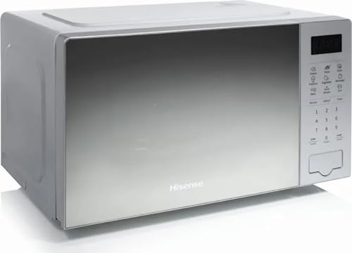 Hisense, H20MOMS4 Four micro-ondes 20L 700W Écran LED avec commandes tactiles 6 fonctions Couleur miroir