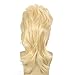 Sabosi Mullet Wig Light Blonde 80s Men Wig,Punk Rocker Hair Party Daily Halloween Costumes Long Wigs
