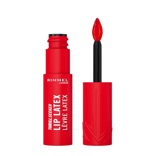 Rimmel London, Thrill Seeker Lip Latex, 350 Spicy, Rossetto liquido,