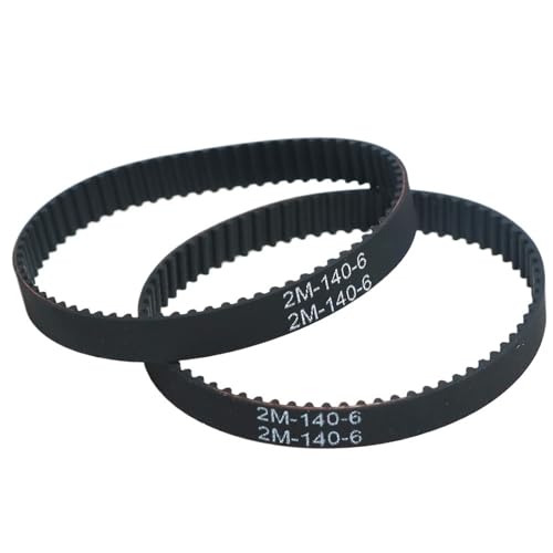 Yushop-3D�v�����^�[�x���g GT2 Timing Belt 140-2GT Closed Loop GT2 140 Length 140mm Teeth 70 Width 3/4/5/6/6.5/10mm For 3D Printer, 2pcs,