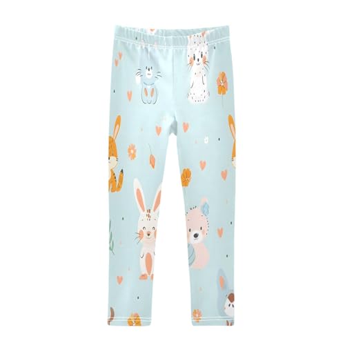 Toddler Girls Leggings Printed Yoga Pants Leggings Fox Rabbit for Kids