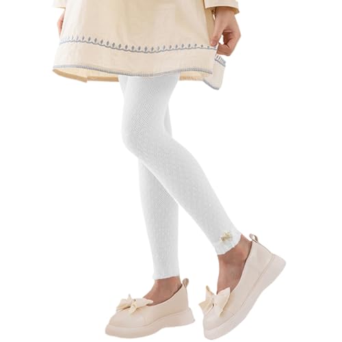 Tights, Bowknot Mesh Hollowed Leggings for Girl Stretchy Stockings 3-12Y Girls Spring Sweet Pantyhose Kids Pants