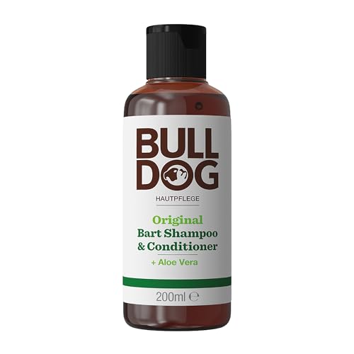 BULLDOG - Bartpflege für Männer | Original Bartshampoo & Conditioner | für einen weichen & gepflegten Bart | 200ml
