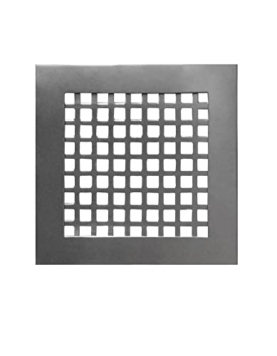 Grille d'aeration en acier inoxydable LuxMetal 200 x 200 mm poli durable