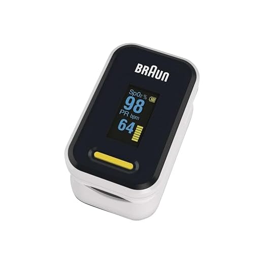 Braun YK-81CEU - Pulsioxímetro Braun 1 (Saturación de Oxígeno, Niveles de Oxígeno en Sangre, Dispositivo Médico Certificado Clínicamente Preciso) Yk-81Ceu
