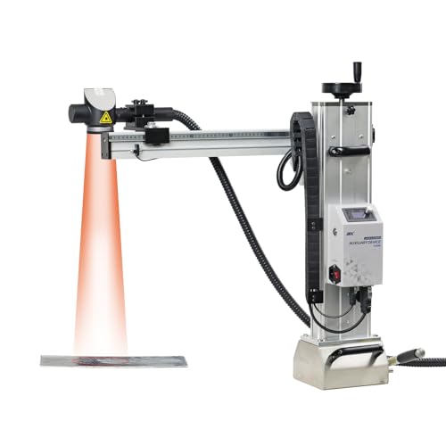 LYXCTECH Laser Cleaning Auxiliary Device JF-500 with magnetic base for metal rust, paint,oil removal XZ-axis Travel 500mm & Multi-angle adjustable for laser cleaning