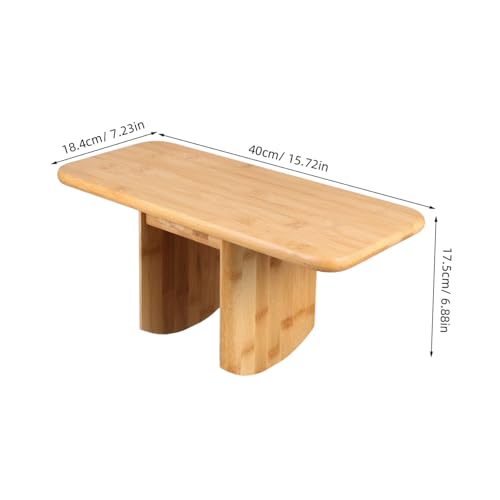 Garneck Wooden Meditation Stool Kneeling Yoga Bench Portable Meditation Seat for Home Office Use - Image 4