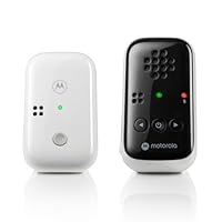 Motorola Nursery - PIP10 Baby Monitor with Audio, High Sensitivity Microphone, Volume Control, Secure Connection and Range of Up to 300 Meters