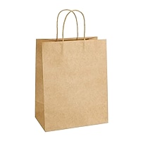 激レア　doublet ダンボールバッグ Amazon.com: 100Pcs Kraft Paper Bags 7.8x4.25x10.6