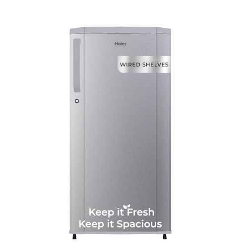 Haier 165L 1 Star Direct Cool Single Door Refrigerator | Wired Sh...