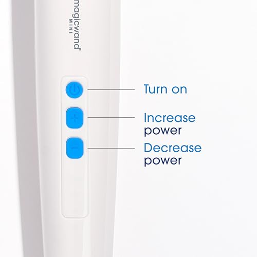 Image of Magic Wand Mini - Ultimate Massage & Relaxation - Cordless, Travel-Friendly Multi-Speed Personal Handheld Wand Vibrator for Women, Men, & Couples - Body-Safe Silicone Head & Flexible Neck - HV-135