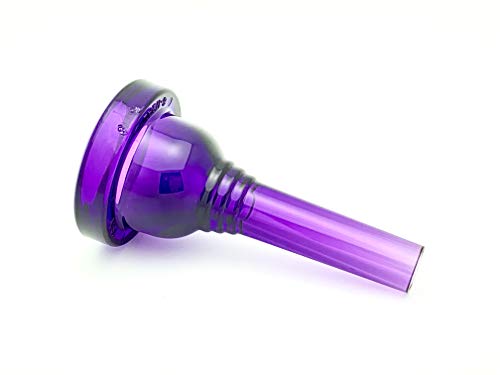 KELLY-6-1/2AL - Small-shank Trombone/Baritone Lexan-Mouthpiece - Crystal-Purple