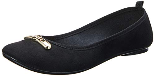 Sapatilha Camurça Flex, Moleca, Feminino, Preto, 37