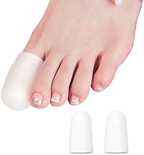 Niupiour Silicone Big Toe Protectors for Women and Men, 14 Pieces of Gel Toe Covers for Missing or Ingrown Toenails, Toe Caps and Sleeves for Shoes, Protect Toe from Rubbing and Friction