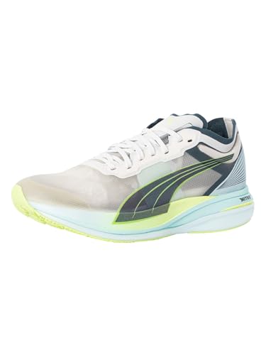 PUMA Men's Deviate Nitro Elite Racer Boat Shoes, White, 9 US
