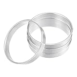 uxcell ハブリング ホイールハブリング57.1-58.1mm アルミ製 4個セット