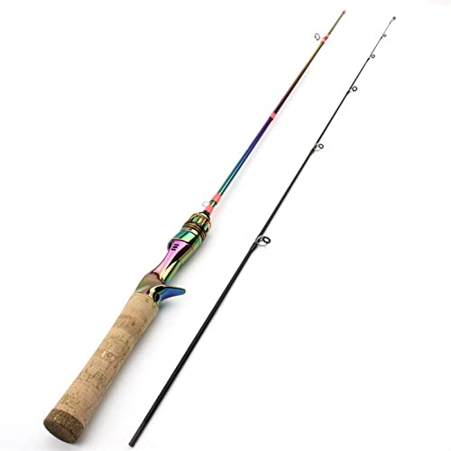 1.8m Ul Coda de Pesca giratoria Varilla de fundición de señora Colorida Penca Profesional Coda Lenta Punta de extracción Lure 2-8g Polo de Pesca Infantil Pesca (Color : Casting Rod)
